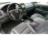 2007 Honda Pilot EX-L Gray Interior
