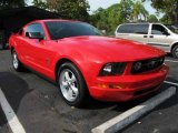 2007 Torch Red Ford Mustang V6 Deluxe Coupe #42808905