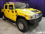 Yellow Hummer H2 in 2005