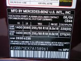 2007 ML Color Code for Borolo Red Metallic - Color Code: 544