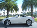 Arctic White Mercedes-Benz SLK in 2008