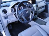 2009 Honda Pilot Touring Gray Interior