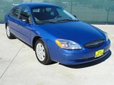 2003 Patriot Blue Metallic Ford Taurus LX #42873842