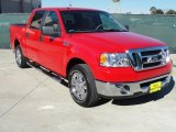 2008 Bright Red Ford F150 XLT SuperCrew #42873847