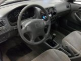 1996 Honda Civic LX Sedan Gray Interior