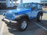 2010 Surf Blue Pearl Jeep Wrangler Sport 4x4 #42928536