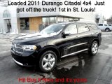 2011 Brilliant Black Crystal Pearl Dodge Durango Citadel 4x4 #42928110