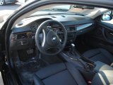 2009 BMW 3 Series 328i Coupe Black Interior