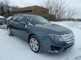 2011 Steel Blue Metallic Ford Fusion SE #42990049