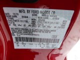 2011 F250 Super Duty Color Code for Vermillion Red - Color Code: F1