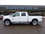 2011 Oxford White Ford F250 Super Duty Lariat Crew Cab 4x4 #42990374