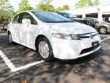 2007 Taffeta White Honda Civic Hybrid Sedan #42989767