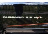 2001 Dodge Durango R/T 4x4 Marks and Logos