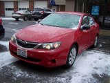 2008 Lightning Red Subaru Impreza 2.5i Sedan #42990199