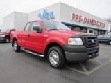 2007 Bright Red Ford F150 XL SuperCab #42990599