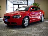 Passion Red Volvo C70 in 2006