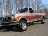 1995 Ford F250 XLT Extended Cab 4x4 Front 3/4 View