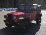 1999 Flame Red Jeep Wrangler Sport 4x4 #43145656