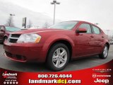 2010 Inferno Red Crystal Pearl Dodge Avenger Express #43184681