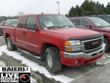 2004 Fire Red GMC Sierra 1500 SLT Extended Cab 4x4 #43184418