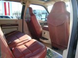 2009 Ford F350 Super Duty King Ranch Crew Cab 4x4 Dually Chaparral Leather Interior