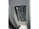 2011 Porsche Boxster  Info Tag