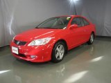 2004 Rally Red Honda Civic EX Coupe #43184970