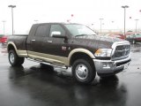 2011 Dodge Ram 3500 HD Laramie Mega Cab 4x4 Dually Front 3/4 View