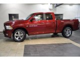 2011 Deep Cherry Red Crystal Pearl Dodge Ram 1500 Sport Quad Cab #43184830