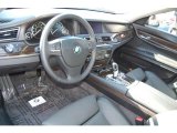 2009 BMW 7 Series 750Li Sedan Black Nappa Leather Interior