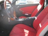 2011 Mercedes-Benz SLK 350 Roadster Red Interior