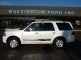 2010 White Platinum Metallic Tri-Coat Lincoln Navigator 4x4 #43254688