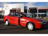 2000 Classic Red Mazda Protege DX #43254103