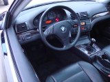 2000 BMW 3 Series 328i Coupe Black Interior
