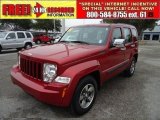 2008 Inferno Red Crystal Pearl Jeep Liberty Sport #43255060