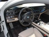 2010 BMW 7 Series 750i xDrive Sedan Oyster/Black Nappa Leather Interior