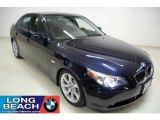 2004 Orient Blue Metallic BMW 5 Series 545i Sedan #43254582