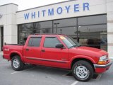 2002 Victory Red Chevrolet S10 LS Crew Cab 4x4 #43254881