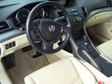 2010 Acura TSX V6 Sedan Parchment Interior