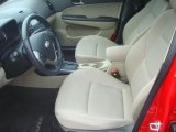 2009 Hyundai Elantra Touring Beige Interior