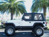 2002 Stone White Jeep Wrangler Sport 4x4 #43338622