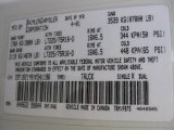 2001 Ram Van Color Code for Bright White - Color Code: PW6