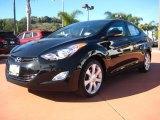 2011 Black Noir Pearl Hyundai Elantra Limited #43338684