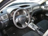 2010 Subaru Impreza 2.5i Premium Wagon Carbon Black Interior