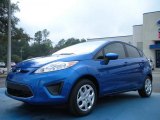 2011 Blue Flame Metallic Ford Fiesta SE Hatchback #43338817