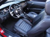 2011 Ford Mustang GT/CS California Special Convertible Charcoal Black Interior