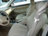 2001 Toyota Solara SLE V6 Coupe Ivory Interior