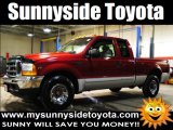 2001 Red Ford F350 Super Duty XLT SuperCab #43439857