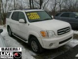 2004 Natural White Toyota Sequoia Limited 4x4 #43439915