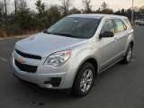 2011 Silver Ice Metallic Chevrolet Equinox LS #43441127